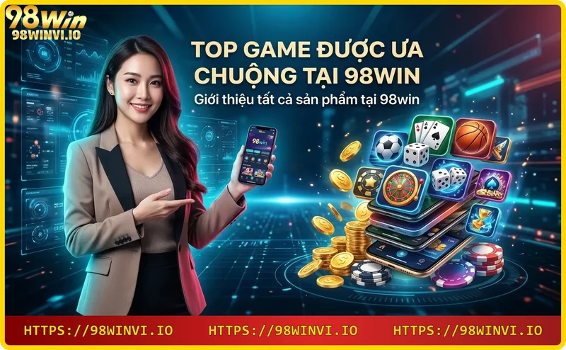 Top game được ưa chuộng - Các sản phẩm 98win
