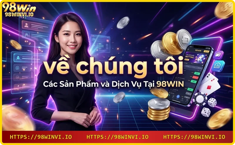 Sản phẩm về chúng tôi 98WIN - cá cược thể thao, casino, slot, xổ số
